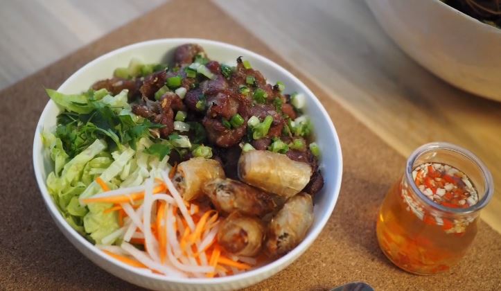 Bun Thit Nuong Recipe Vietnamese Bbq Pork And Rice Noodles