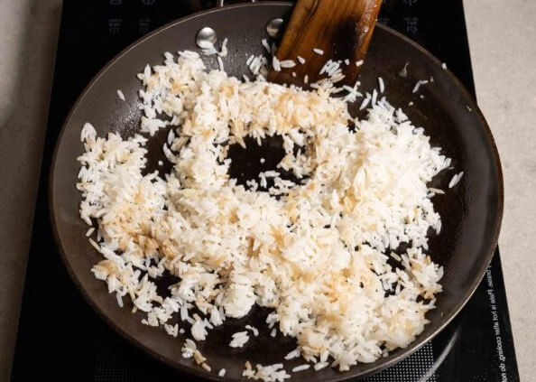 (Cơm Rang Dưa Bò) Beef Fried Rice Pickled Mustard Greens