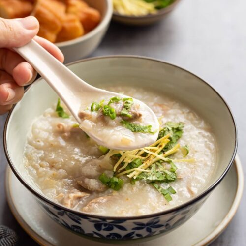 Chao Vit - Vietnamese Duck Congee (Rice Porridge)