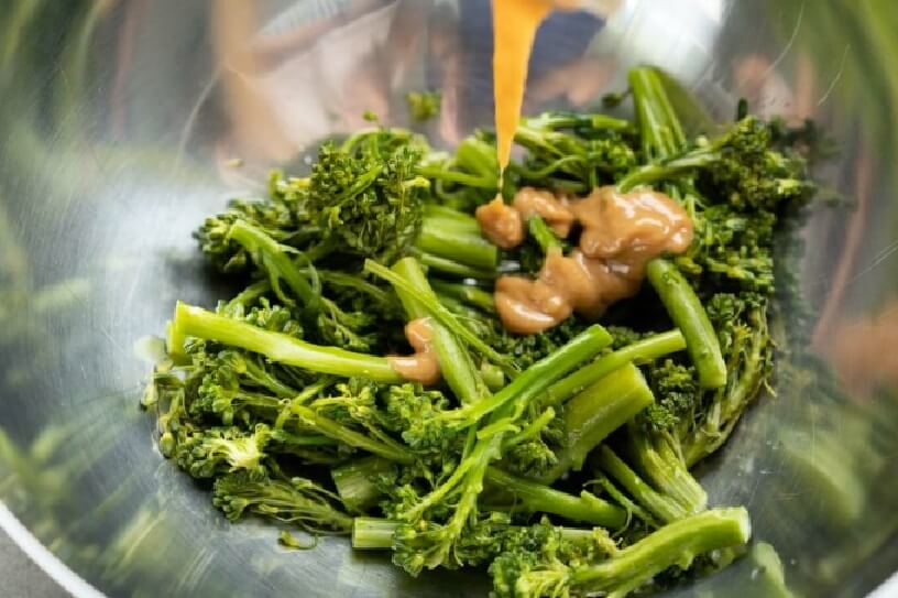 Cold Broccolini Salad with Sesame Dressing Recipe