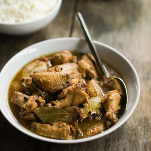 Filipino Braised Chicken Adobo Recipe (Adobong Manok)