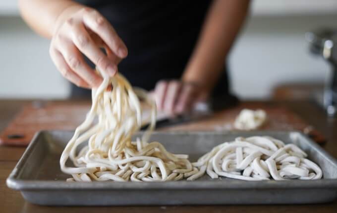 Homemade Udon noodles From Scratch